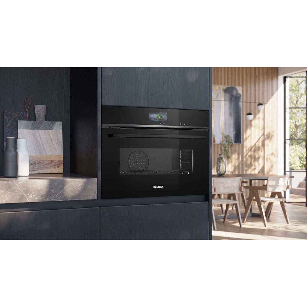 Forno a vapore compatto da incasso iQ700 CS736G1B1