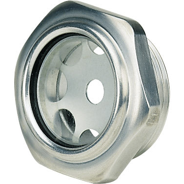 Oil level sight glass