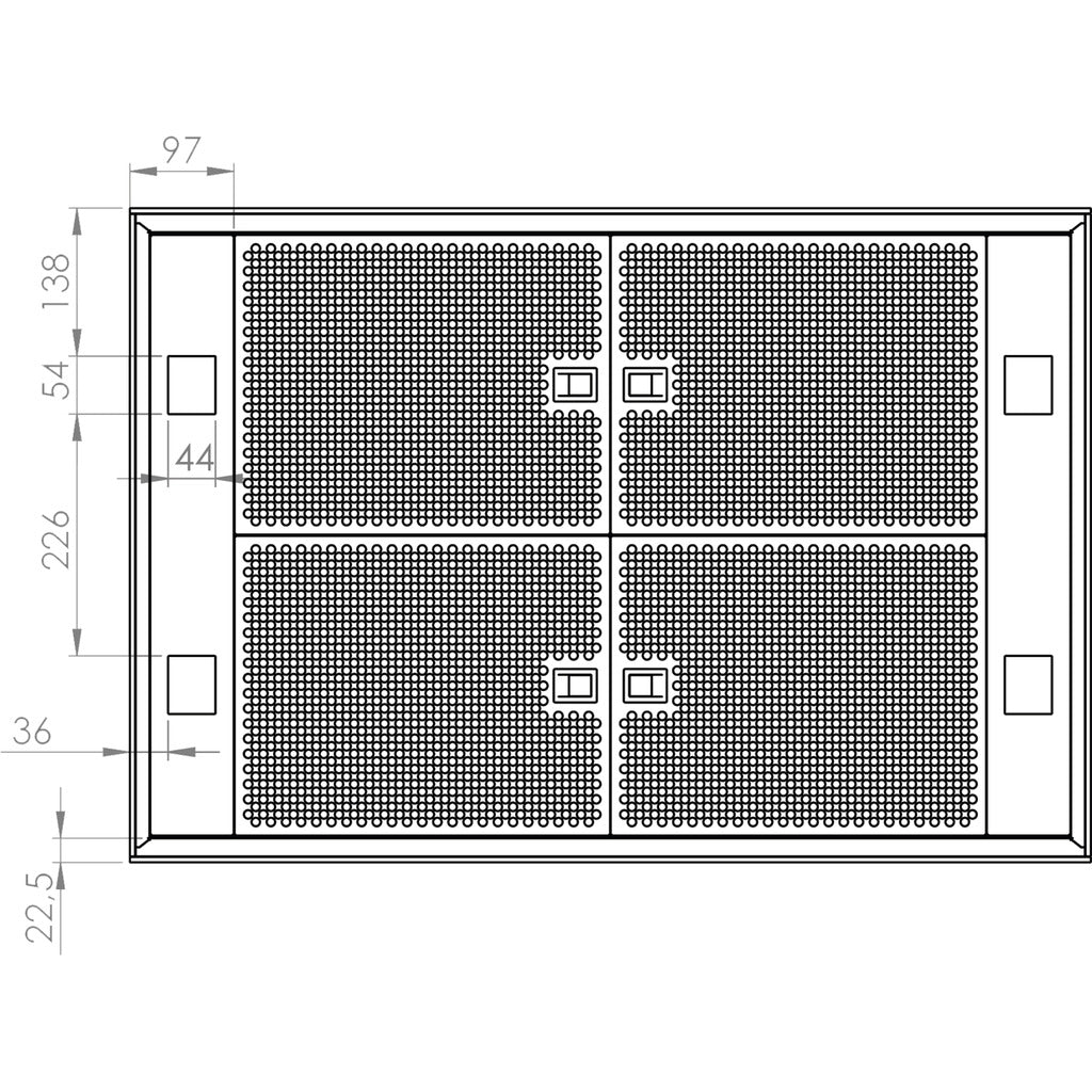 Cappa aspirante a isola IHT943B