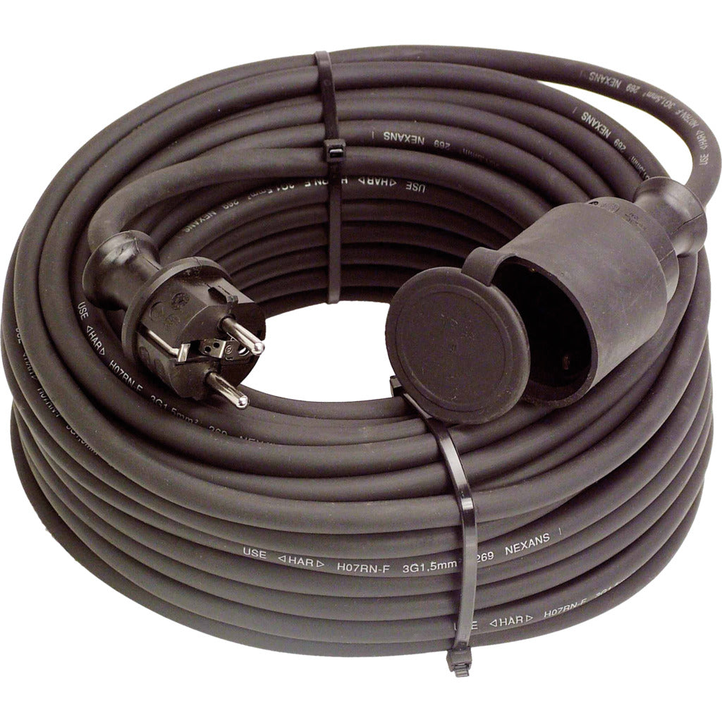 Rubber extension cable