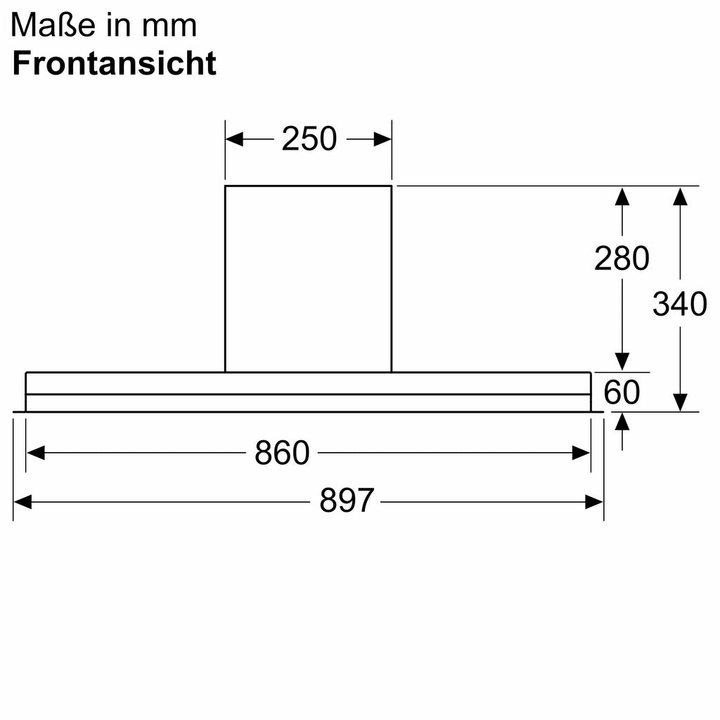 Cappa di design integrata iQ500 LJ97BAM60