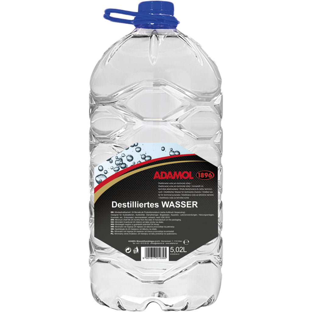 Distilled water