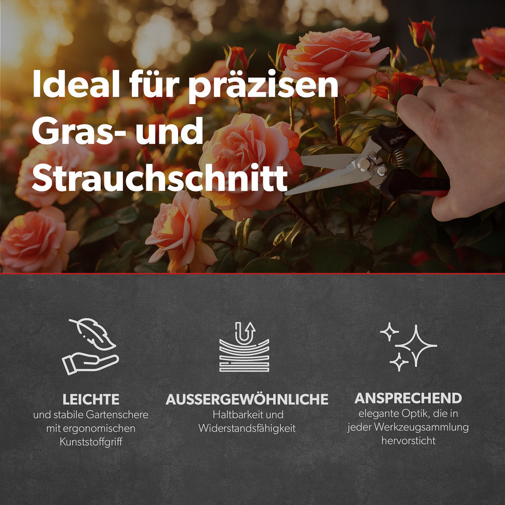 Siwitec garden shears with straight blade SG-12