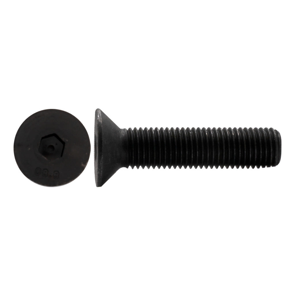 Viti a testa svasata ISO10642 con esagono incassato 8.8 grezze