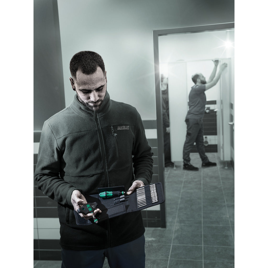 Ratchet screwdriver set Kraftform Kompakt 400 RA SHK / 19 pieces