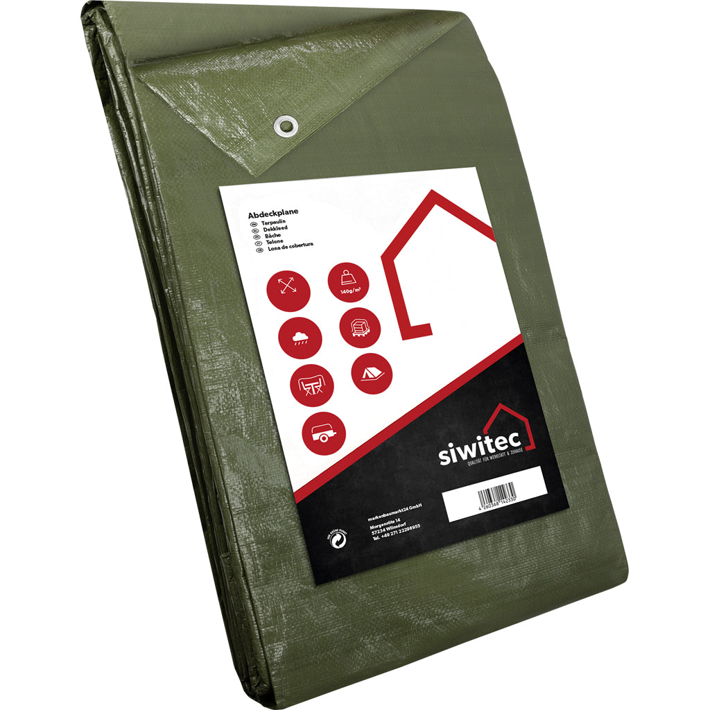 Siwitec tarpaulin with eyelets