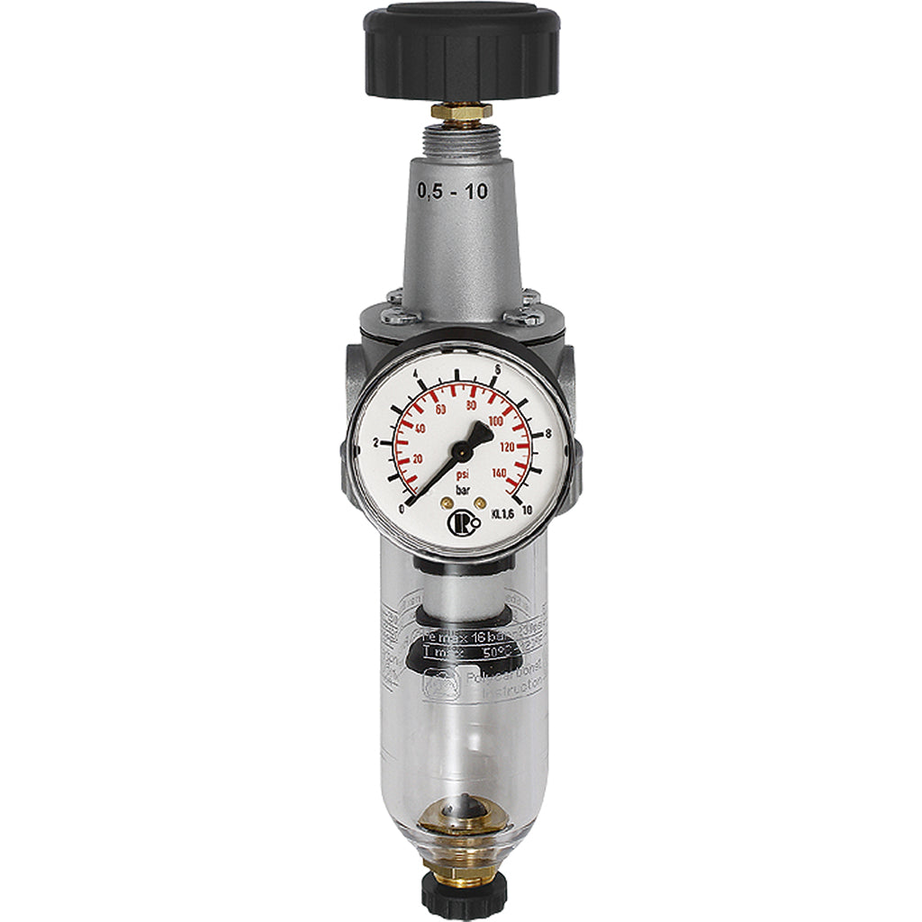 Filterregler mit Polycarbonatbehälter