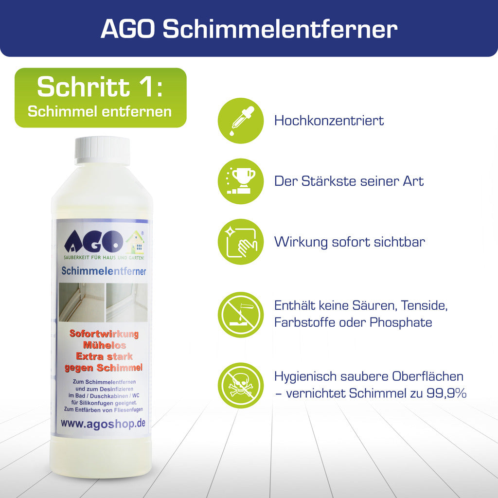 AGO mold remover set / 3-piece