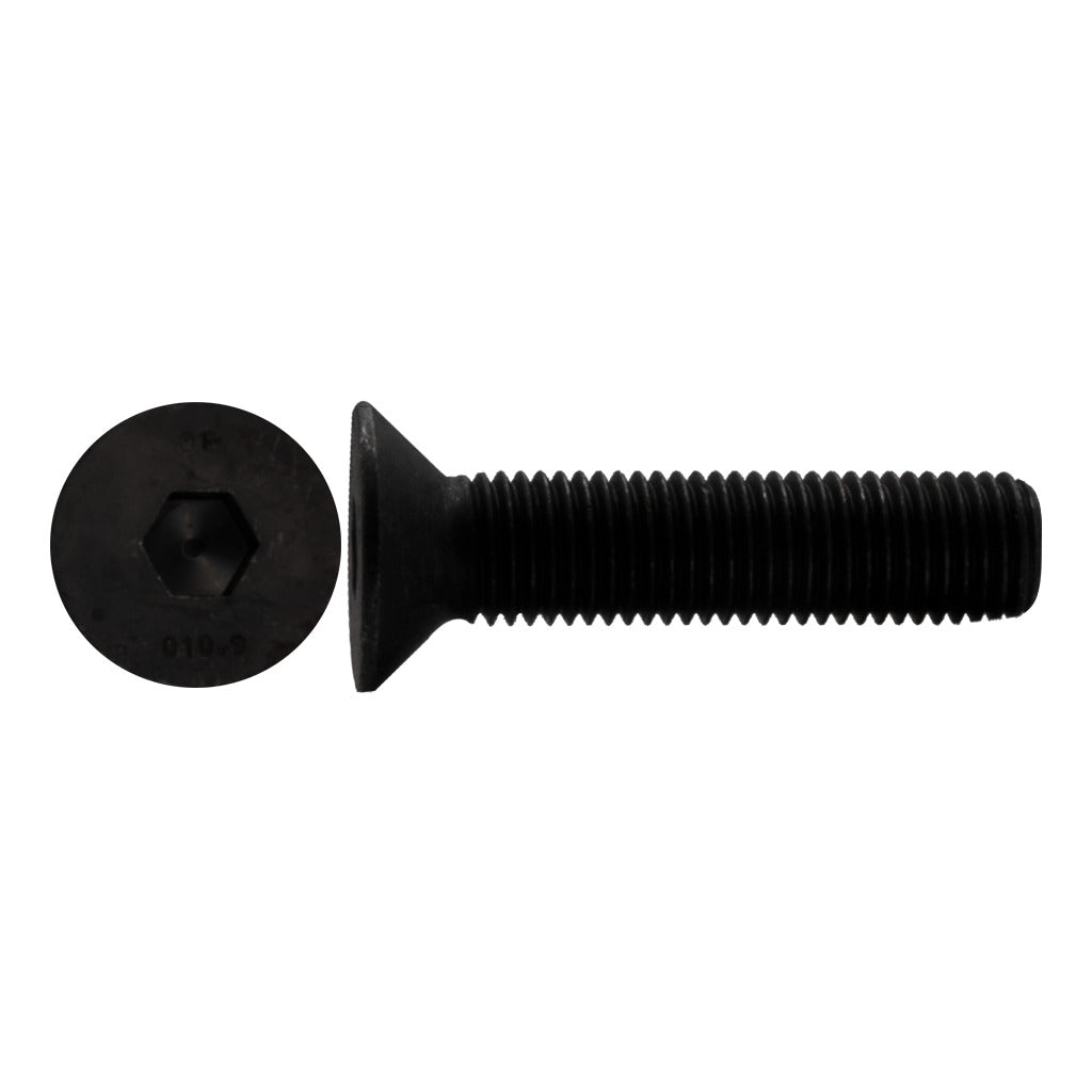 Viti a testa svasata ISO10642 con esagono incassato 10.9 zincate nere