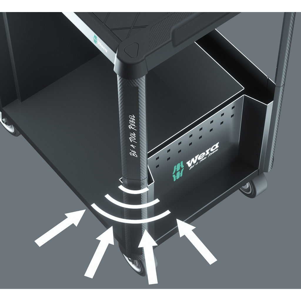 Carrello da officina 1 9700 Tool Rebel / 7 cassetti / 78 pezzi