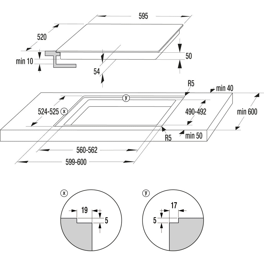 Induction hob G600 GI6432BXWF