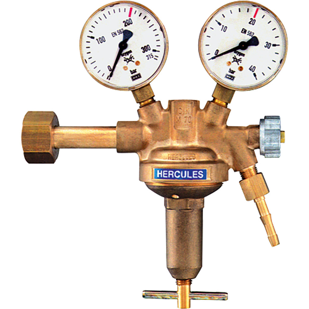 Regolatore di pressione per bombola per gas non infiammabili / 200 bar