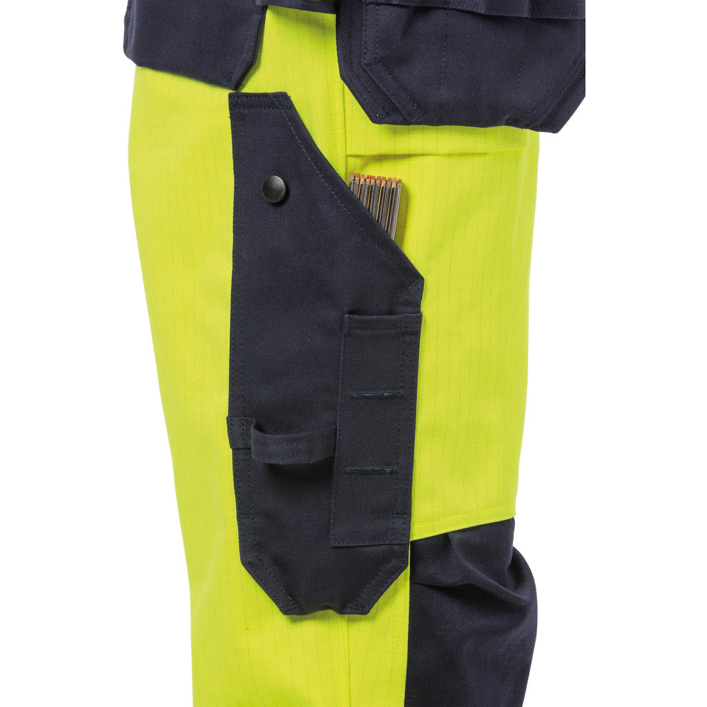 Pantaloni da lavoro ad alta visibilità Flame da donna classe 2 2589 FLAM