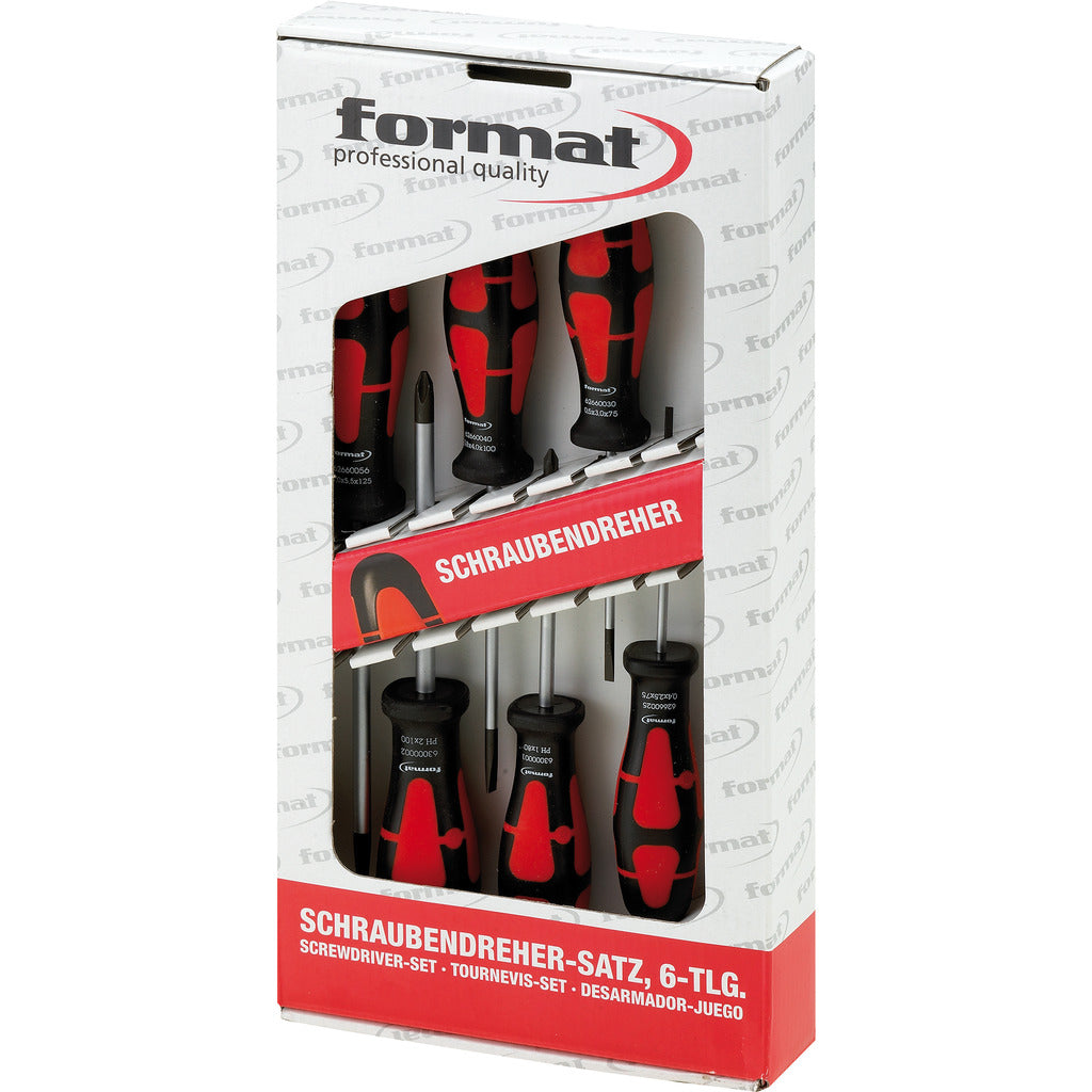 6-piece slotted screwdriver set