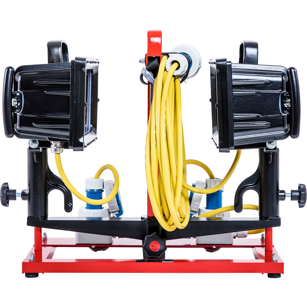 DUO-LIGHT 450 S carrier module with 2 LED high-performance spotlights 90 AC