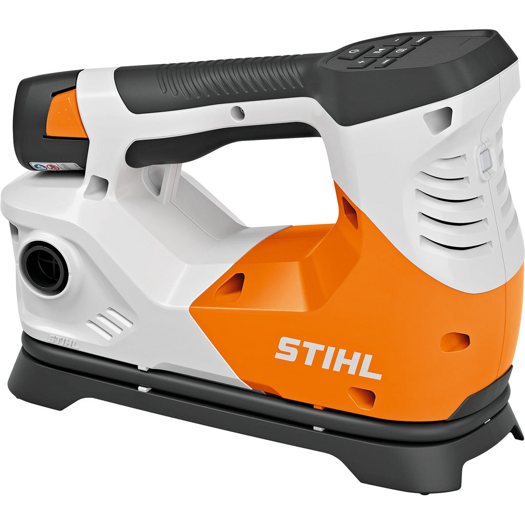 Stihl KOA 20 cordless compressor with AS 2 battery and charger