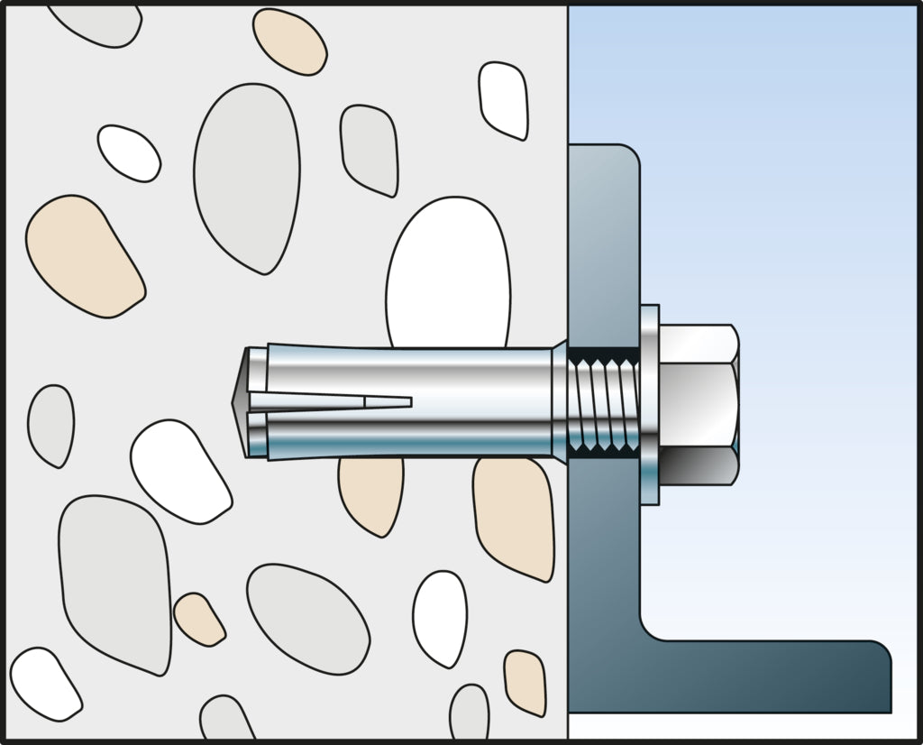 Drop-in anchor EA II steel