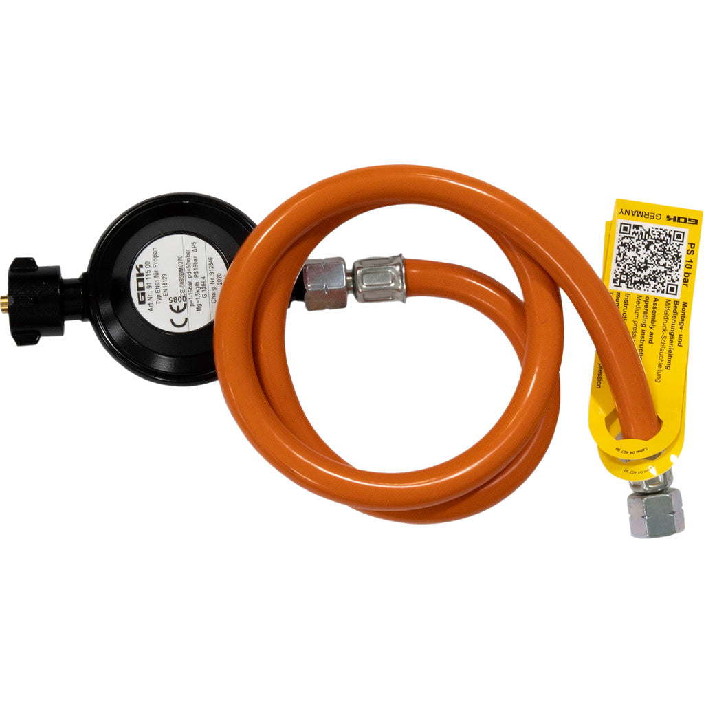 Napoleon hose and pressure regulator 50 mbar