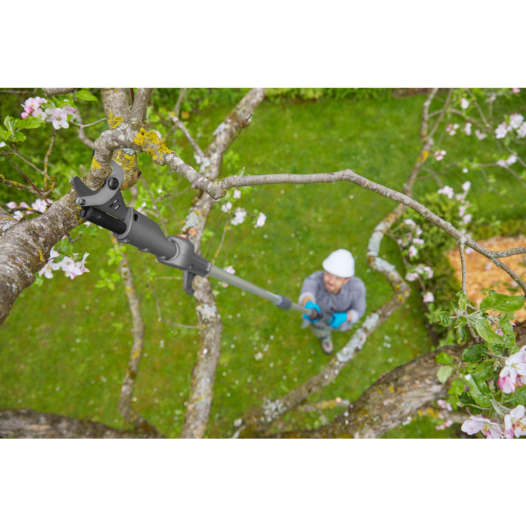 Forbici telescopiche a batteria Gardena HighCut 360/18V P4A / Pronte all'uso / Set