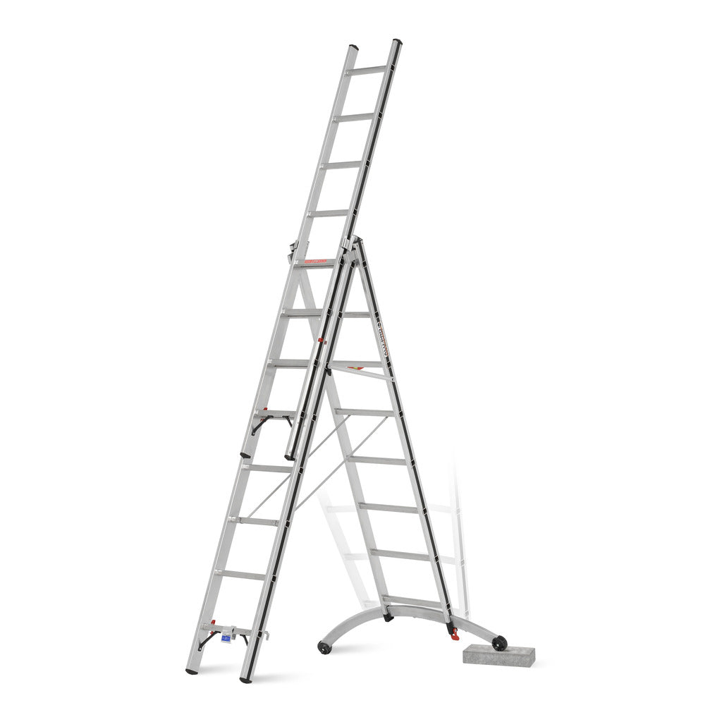 Multi-purpose ladder ALU-PRO 3-part 70247
