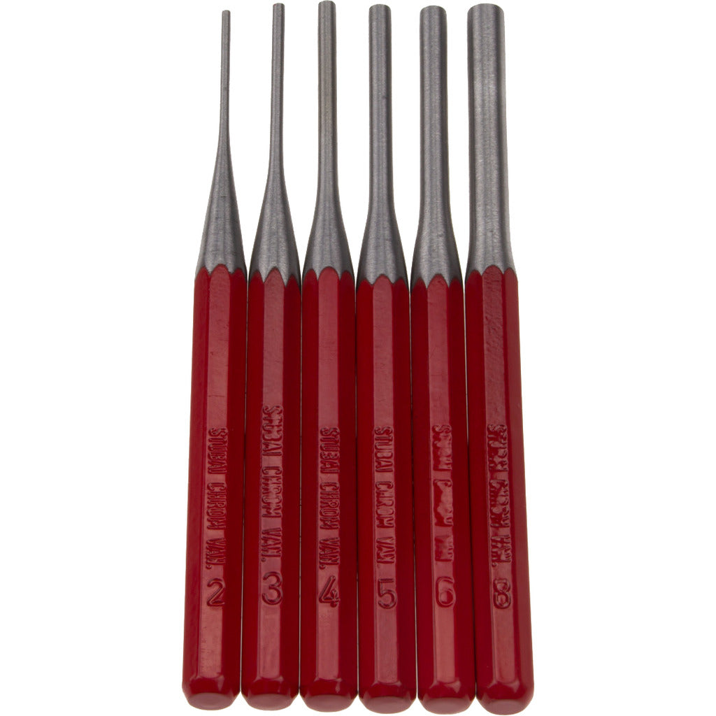6-piece pin punch set