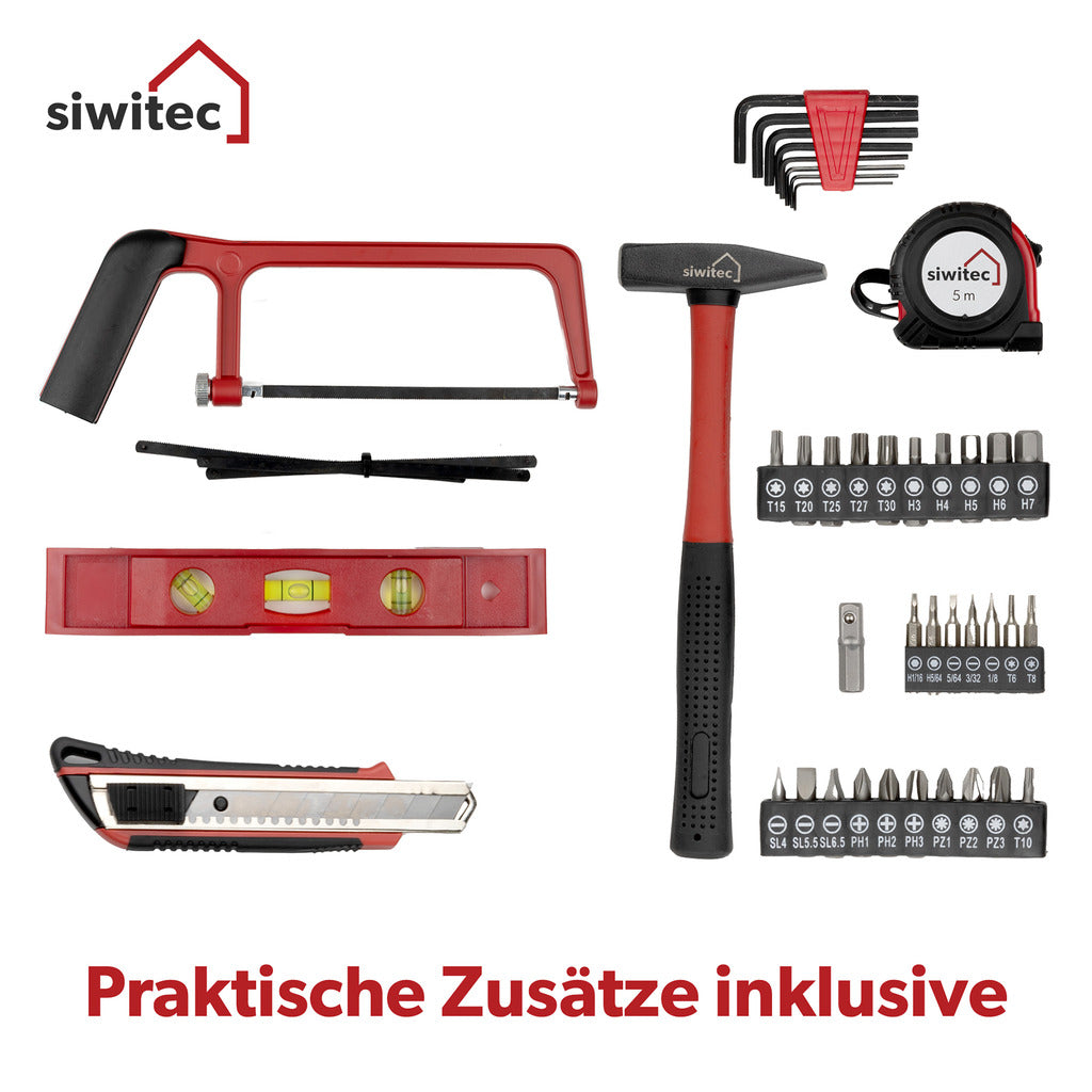 Siwitec tool case / tool CRV / filled / 95 pieces