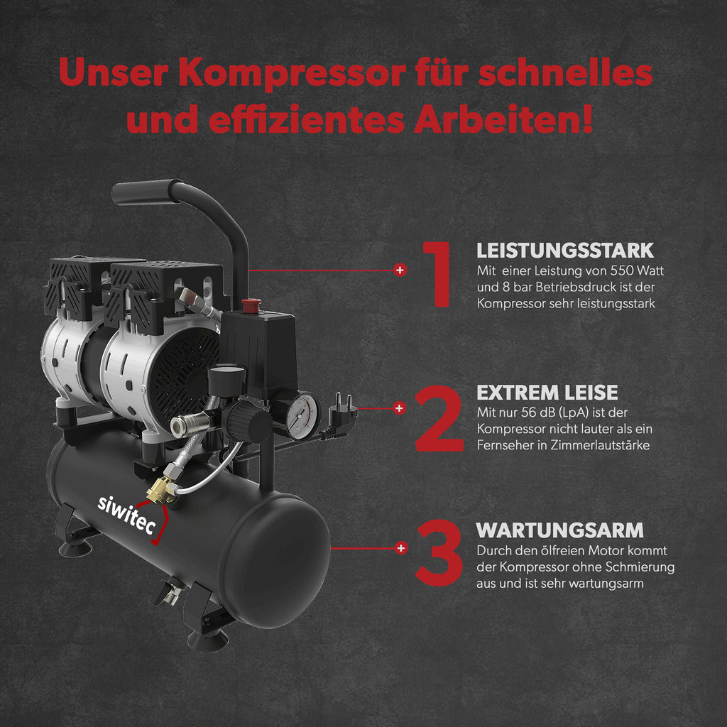 Siwitec whisper compressor SK-550
