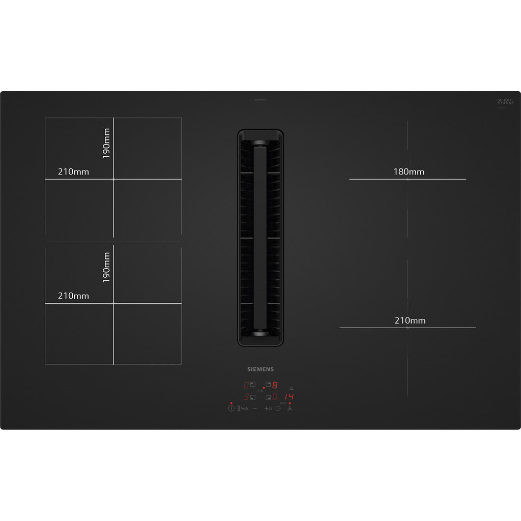 Induktionskochfeld mit Dunstabzug iQ300 ED81ABS16E