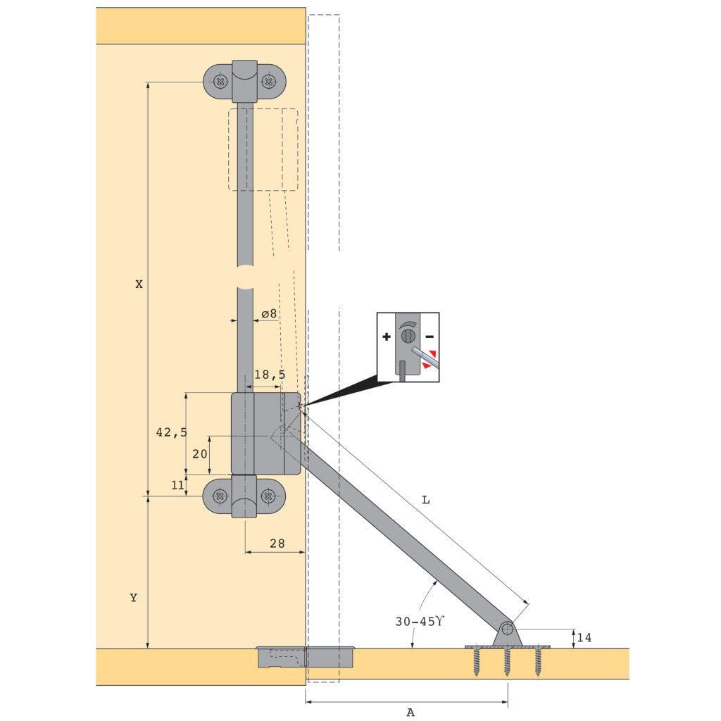 Airbrake holder Classic D