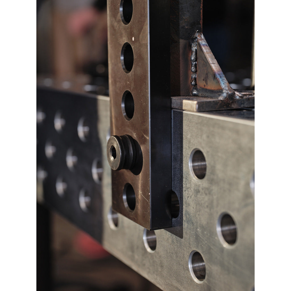 Schweißtisch Anschlagleiste / Lang- und 5-Loch / System 28