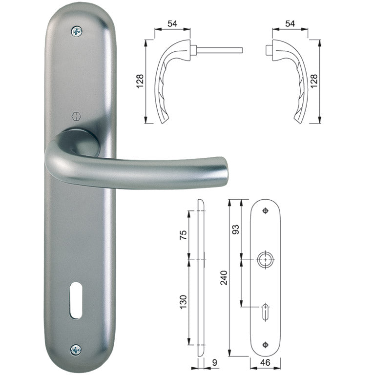 Door handle set TÔKYÔ series