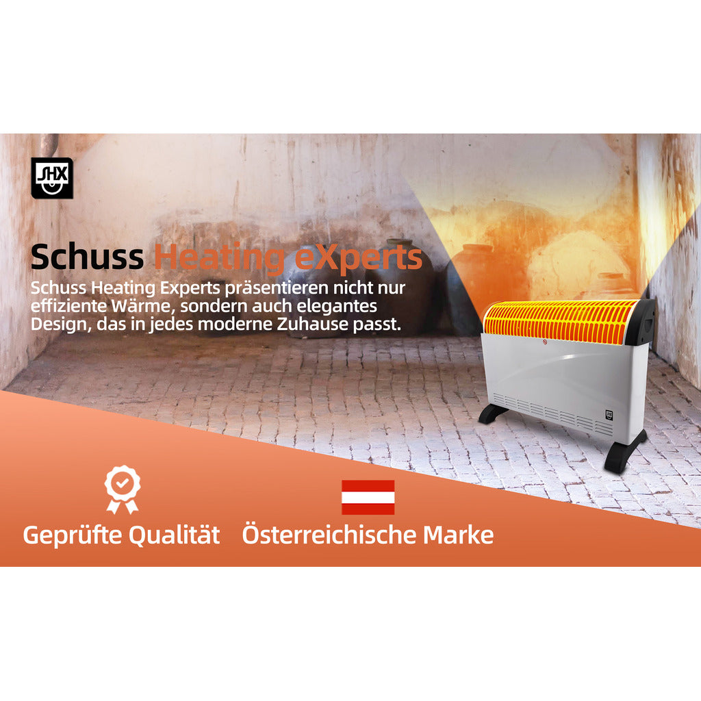 SHX Konvektorheizung mit Turbo-Heizlüfter