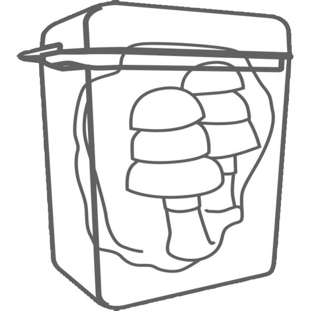 Mehrweg Gehörschutz mit Kordel