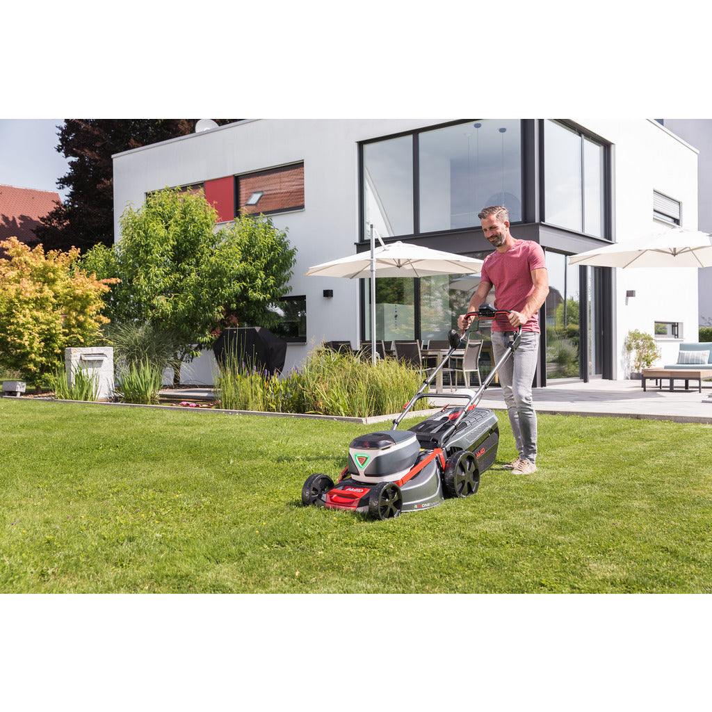 AL-KO cordless lawn mower Premium 512 Li VS-W / with 2 batteries and charger