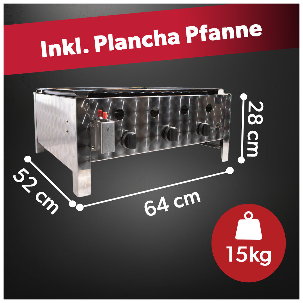 Siwitec Gastrobräter 3-flammig