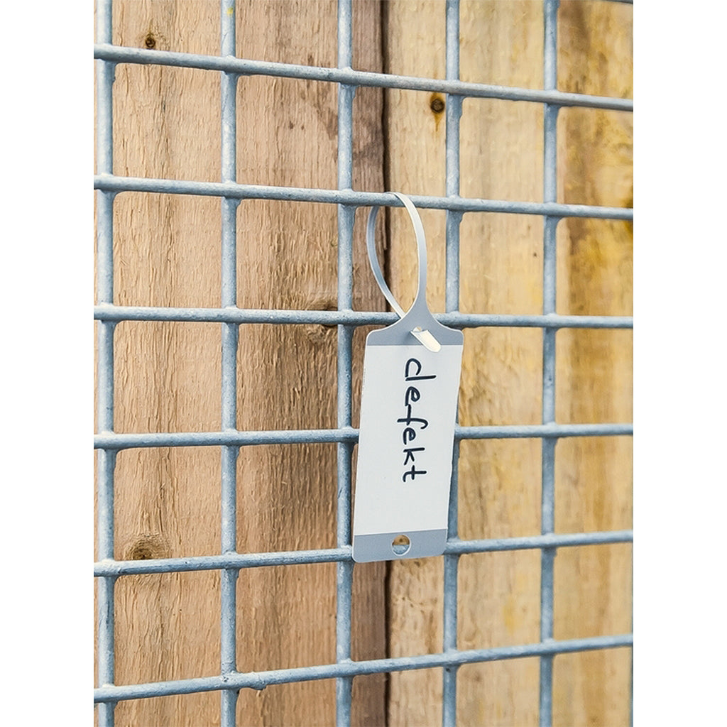 Goods tag / light grey, neutral