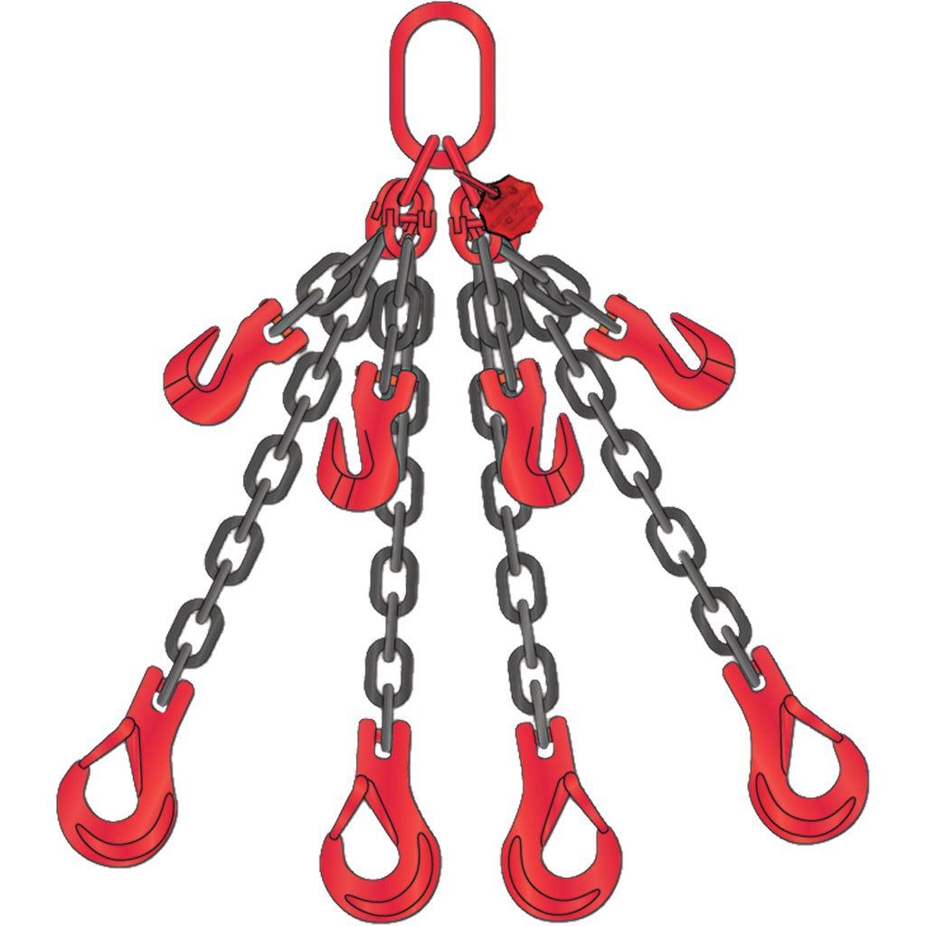 Four-leg chain sling EN 818-4 / GKL 8