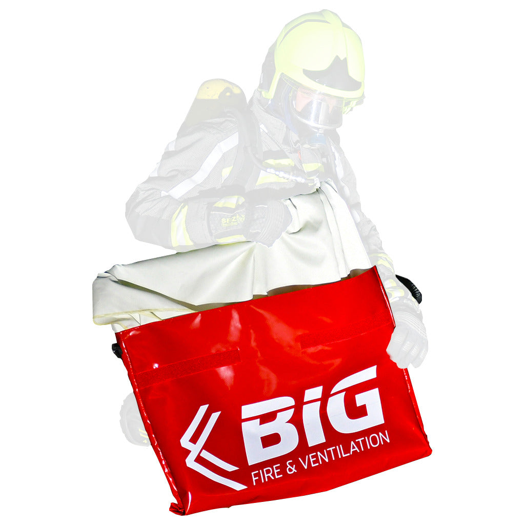 Mobile smoke closure RSS with carrying bag, loops & straps