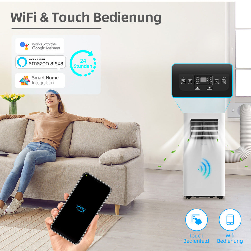 Klimagerät 14.000 BTU mit Wifi