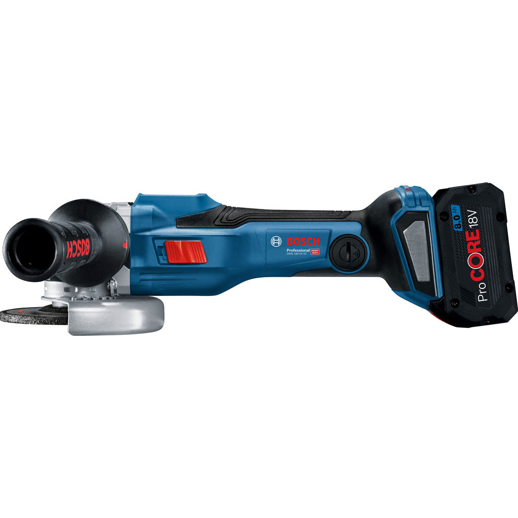 BiTurbo cordless angle grinder GWS 18V-15SC