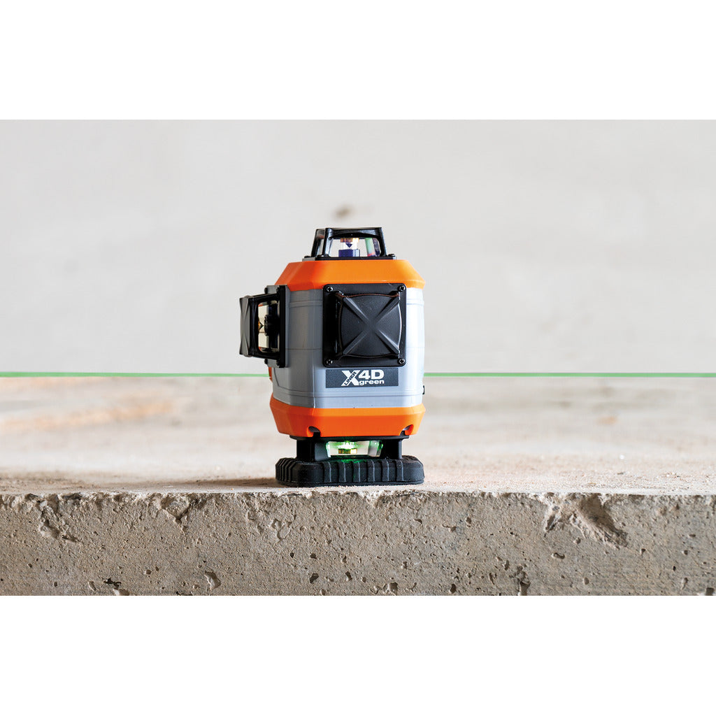 Nedo Multilinien-Laser X-Liner 4D green 4 x 360° Laserlinien