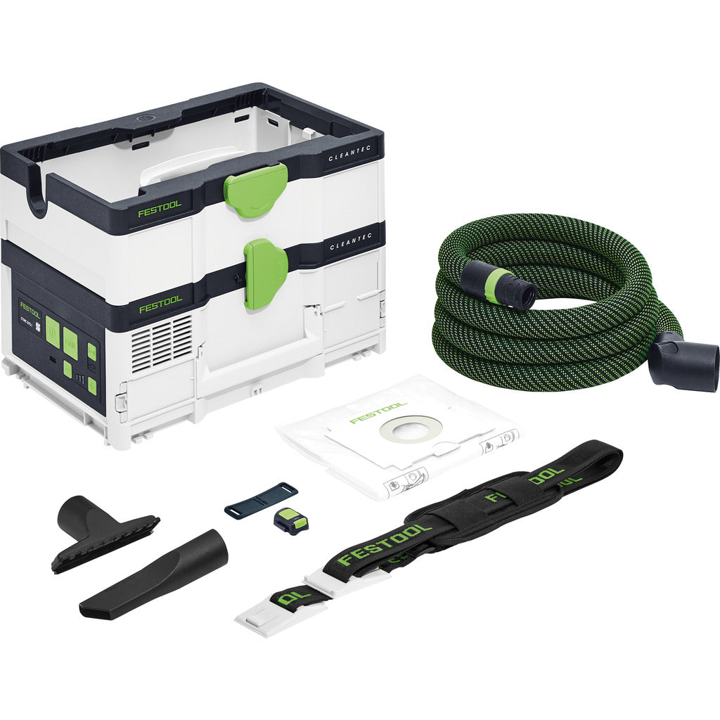Cordless mobile dust extractor CLEANTEC CTLC SYS I-Basic