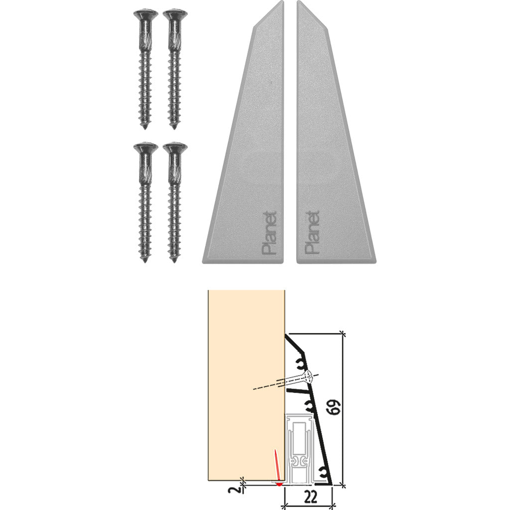 Base including cover plates