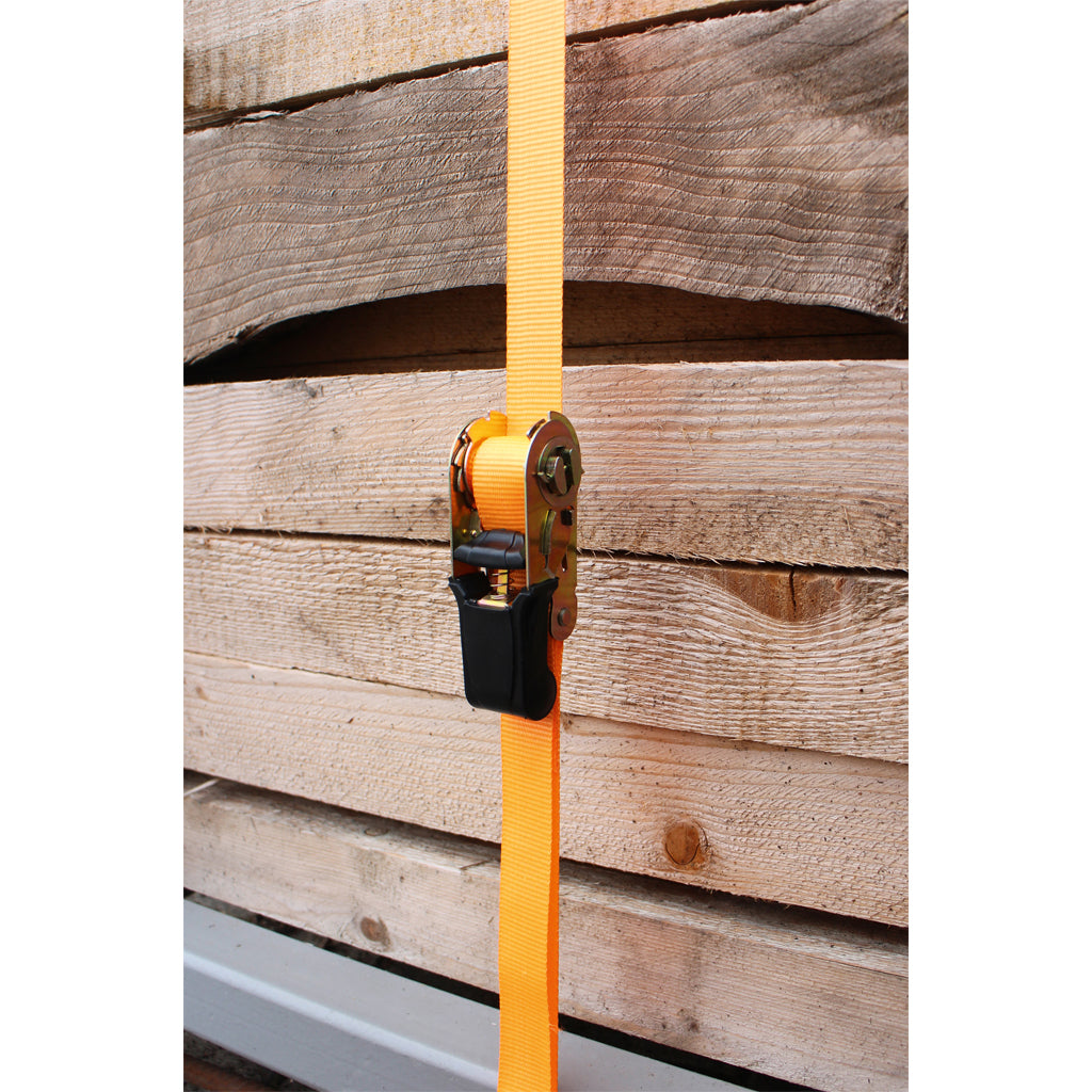 Ratchet lashing strap set of 4