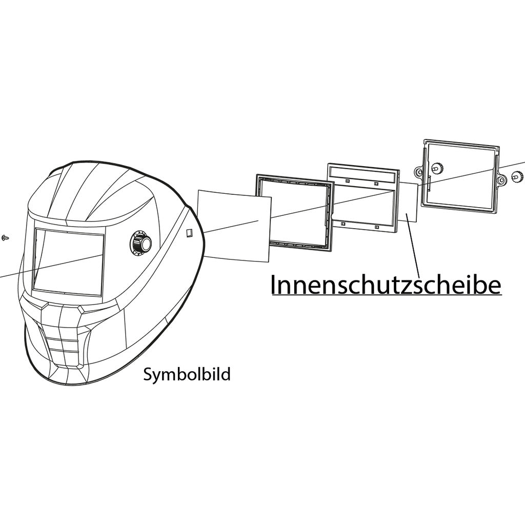 ESAB Innenschutzscheibe für Schweißerschutzhelm Savage A40 (Air)