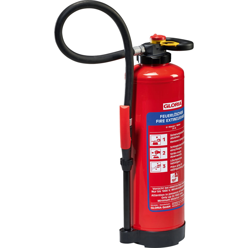 Water-rechargeable fire extinguisher with cool-down effect WKL 6 PRO