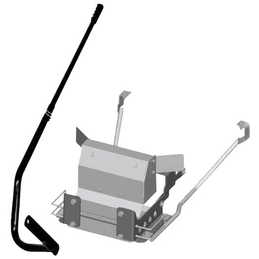 Telaio di montaggio con leva di comando