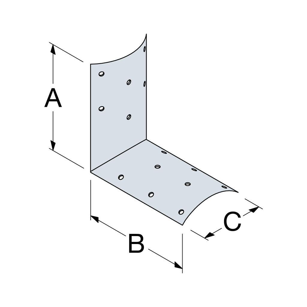 Round timber connector EBR