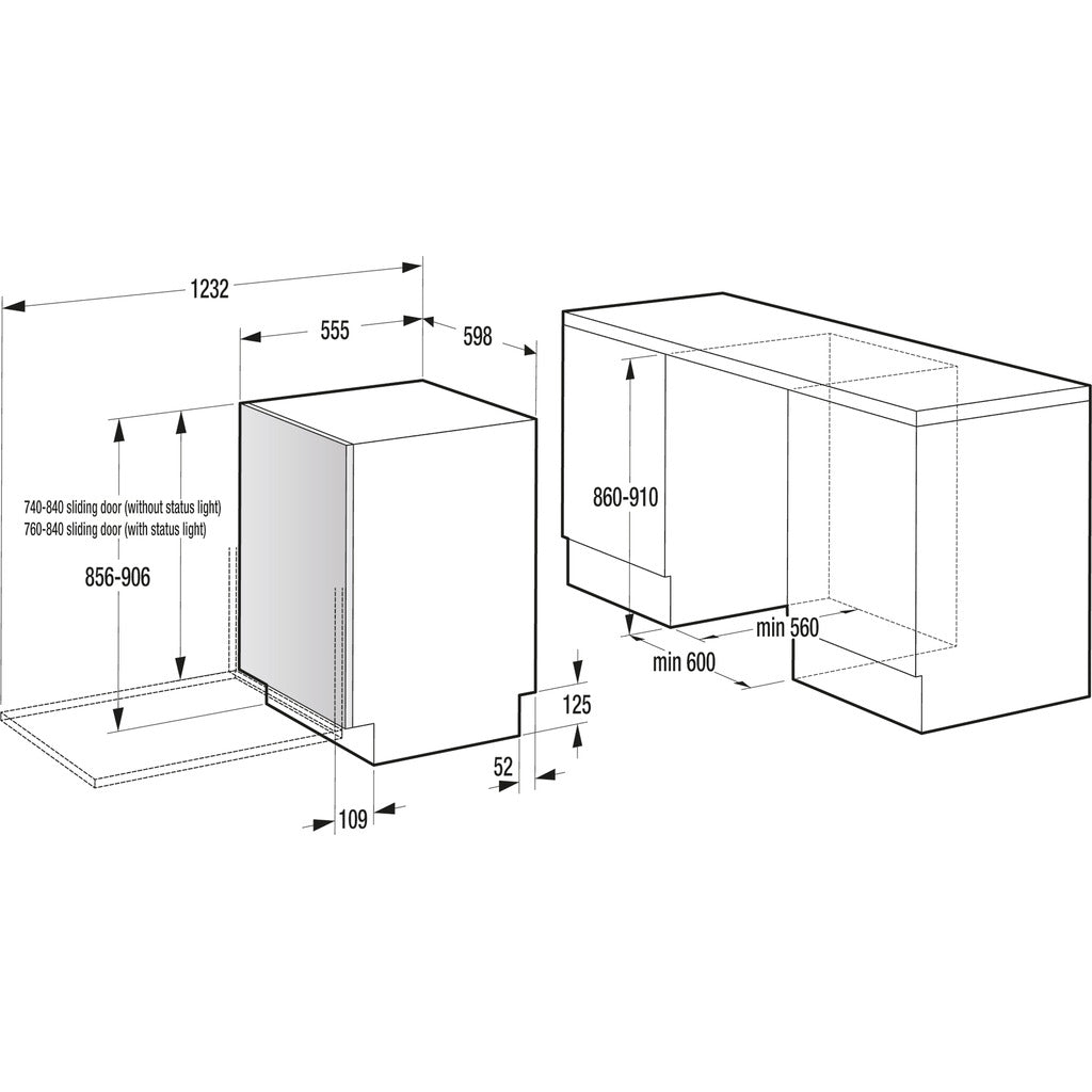 Lavastoviglie completamente integrata G600 GV663B65XXL