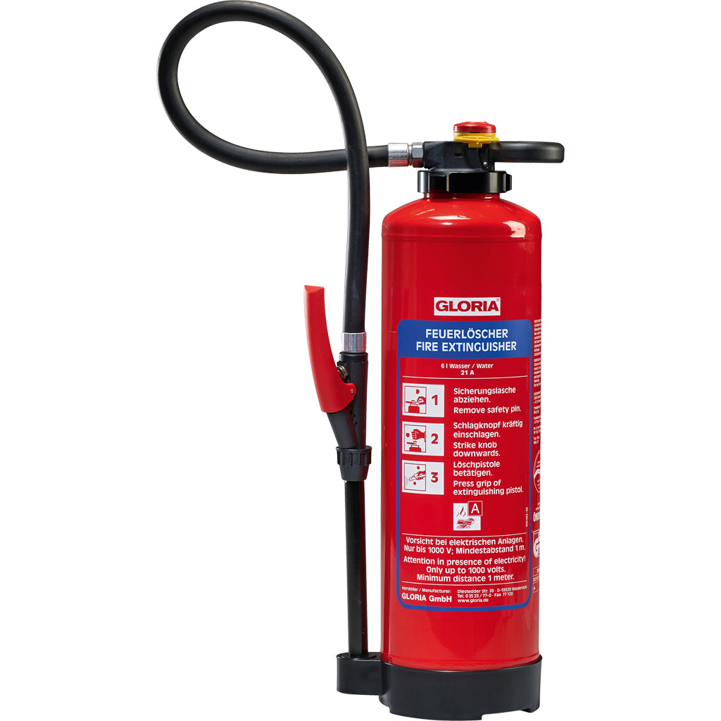 Water-rechargeable fire extinguisher with cool-down effect WKL 6 PRO